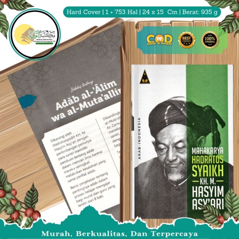 MAHAKARYA HADRATUSSYAIKH | KUMPULAN KARYA KH HASYIM ASYARI ARAB - INDO | TERJEMAH IRSYADUS SYARI