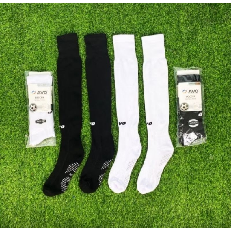 Kaos Kaki Bola/Futsal Anti Slip Non Slip Avo,Kaos Kaki Sambung Slevee Avo