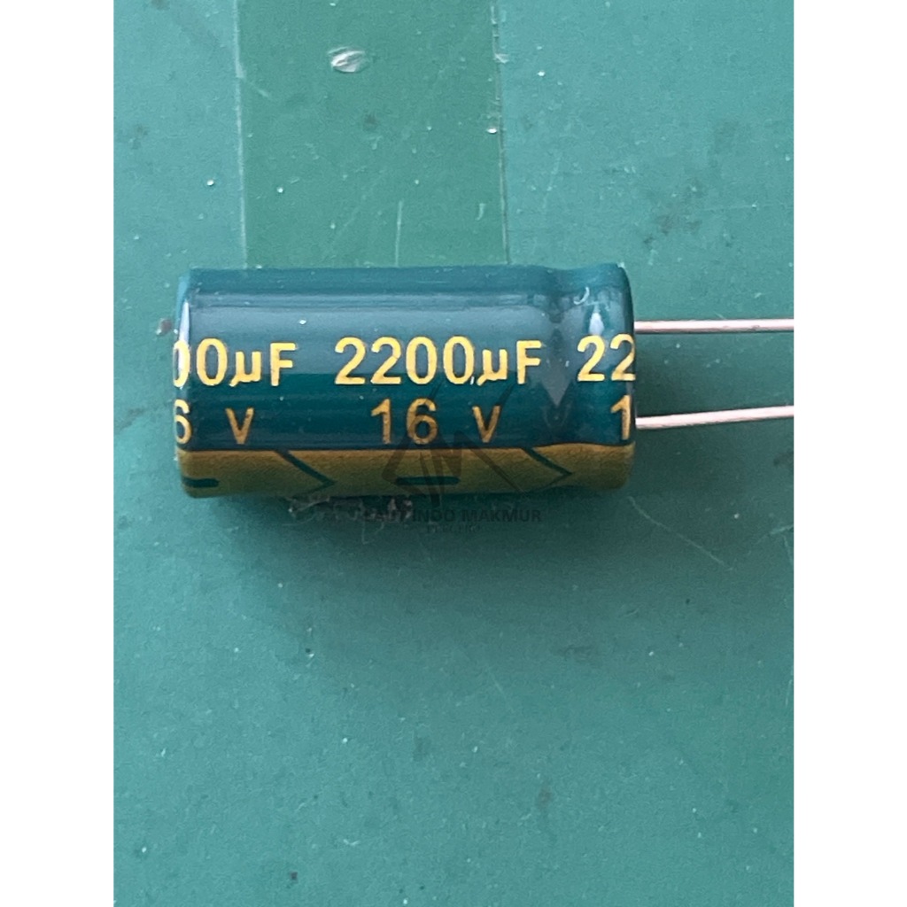 250 BUAH ELCO 2200UF 16V KAPASITOR CAPACITOR KAPASITOR ELKO 2200 UF 16 V ups stabilizer