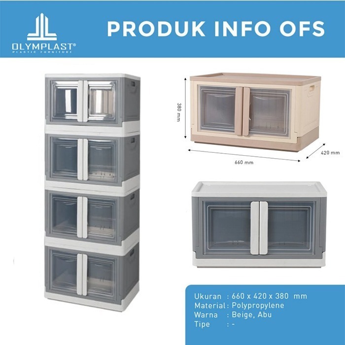 Box Plastik Lipat OFS Olymplast/Container Box Lipat