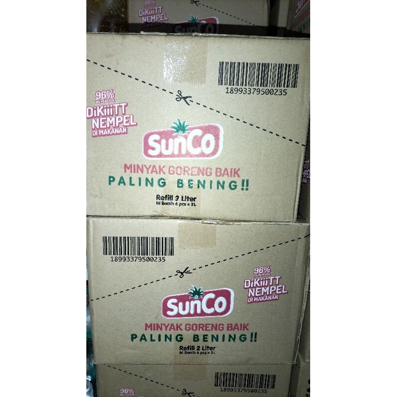

minyak goreng Sunco 2liter 1 dus isi 6pc
