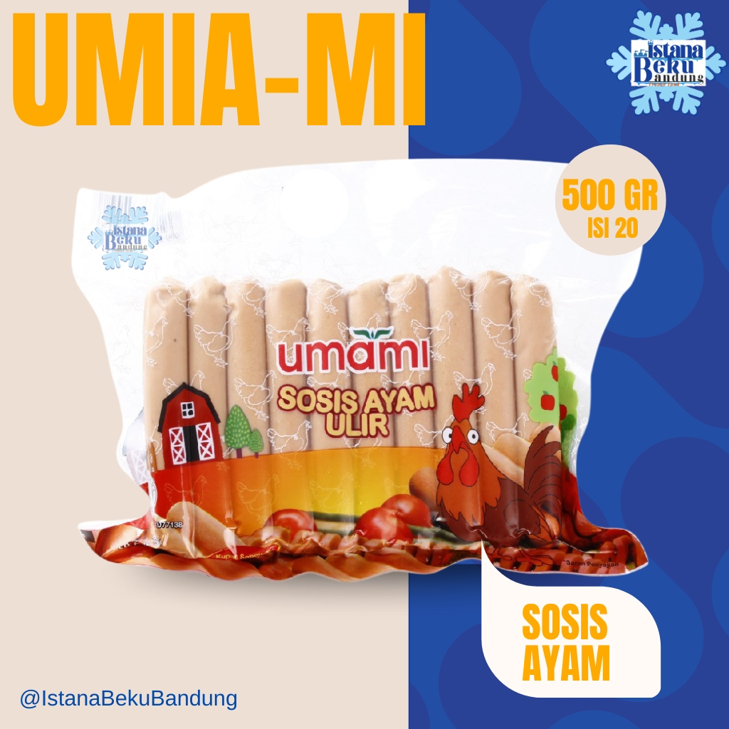 

Umia-mi Sosis Ayam isi 20, 500gr