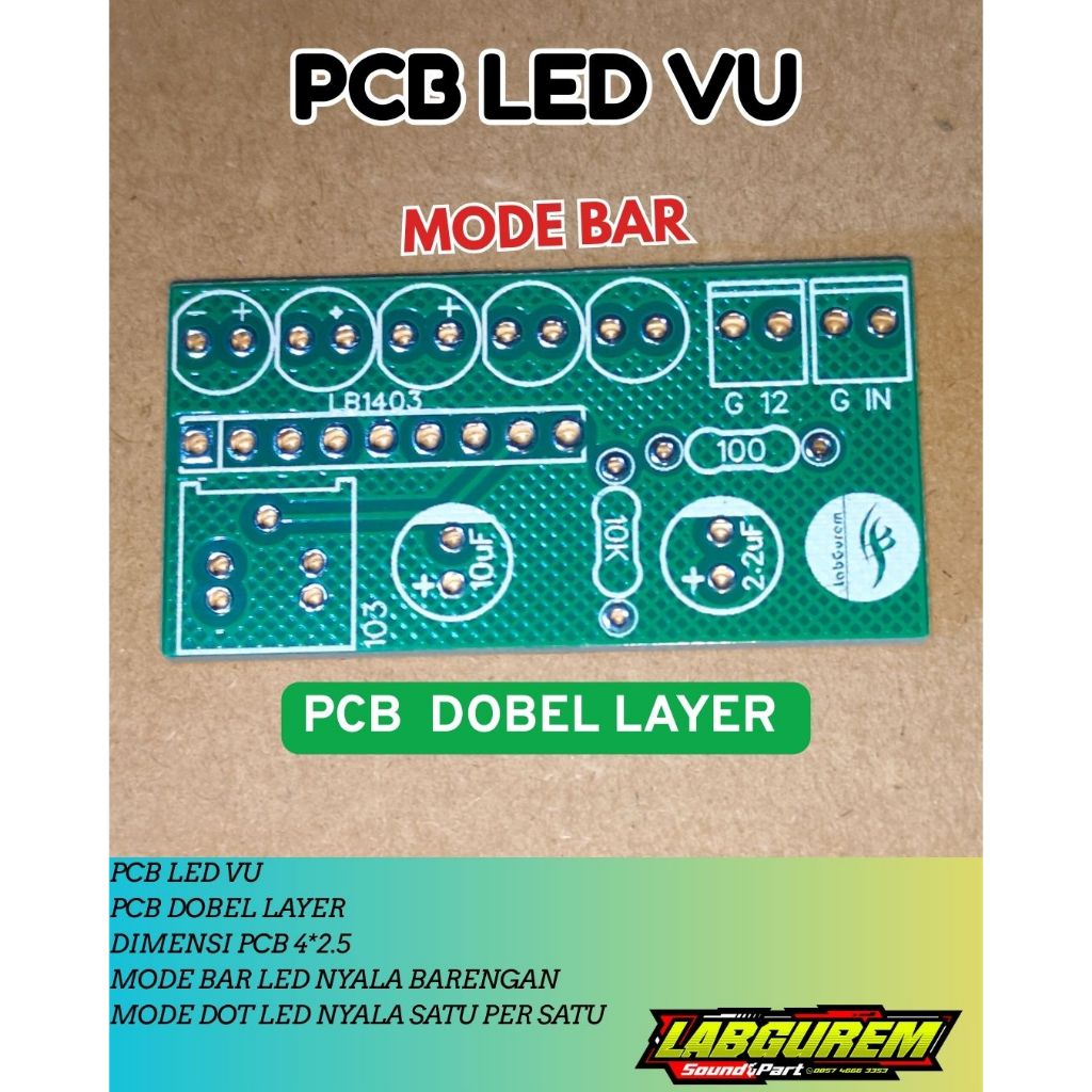 PCB LED VU DISPLAY