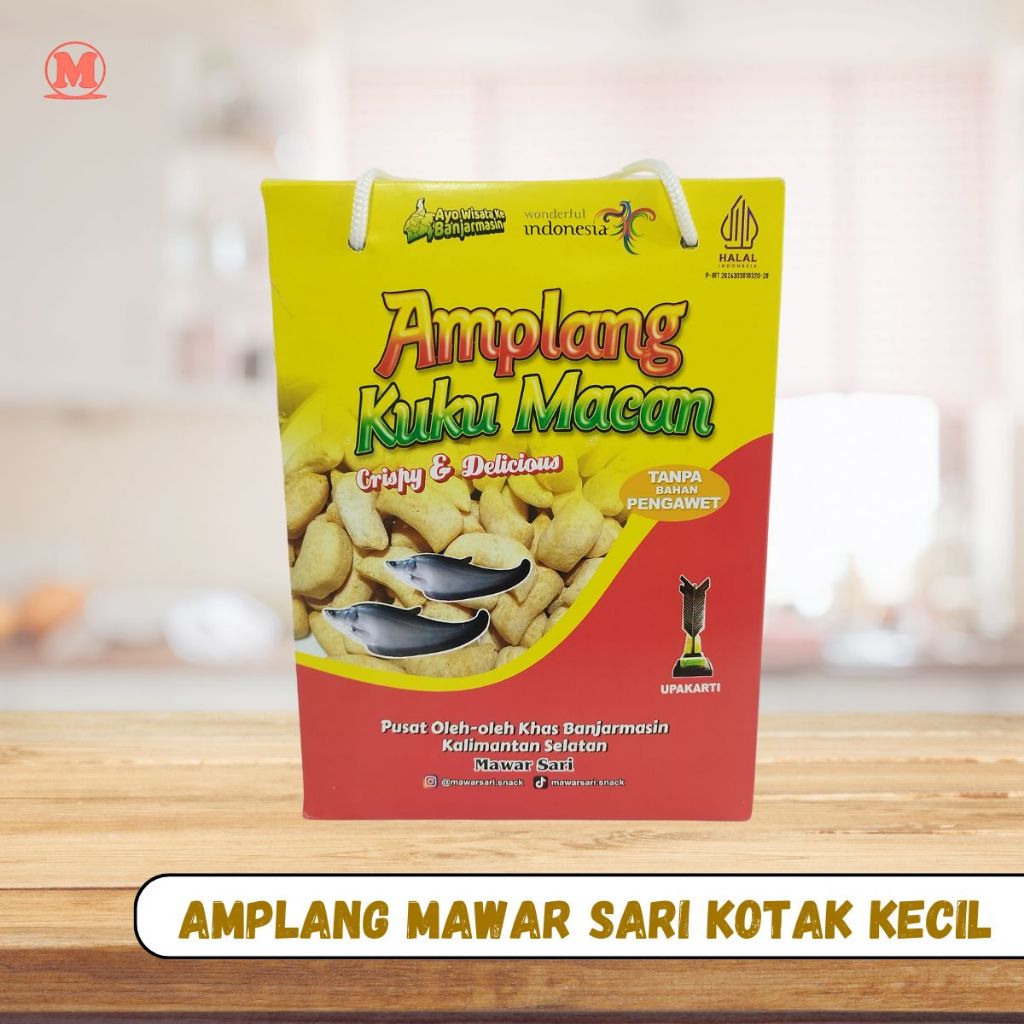 

Amplang Kuku Macan Ikan Pipih Mawar Sari Kotak Kecil