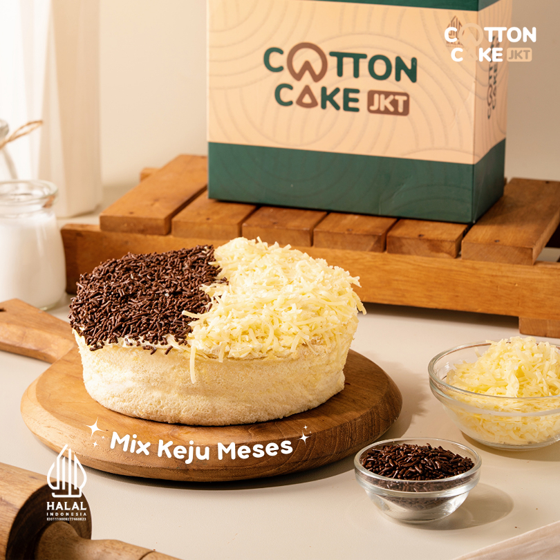 

Cotton Cake Mix Keju Meses