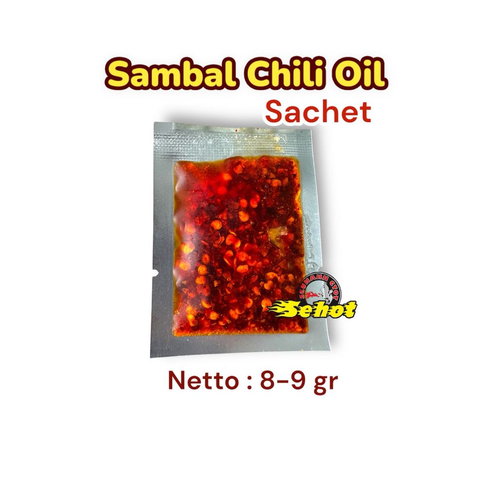 

CHILI OIL / MINYAK CABE Sachet 8 Gram by SEHOT