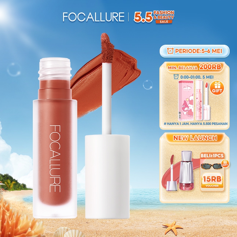 [BPOM]FOCALLURE Staymax Lipstik tahan air Lip gloss
