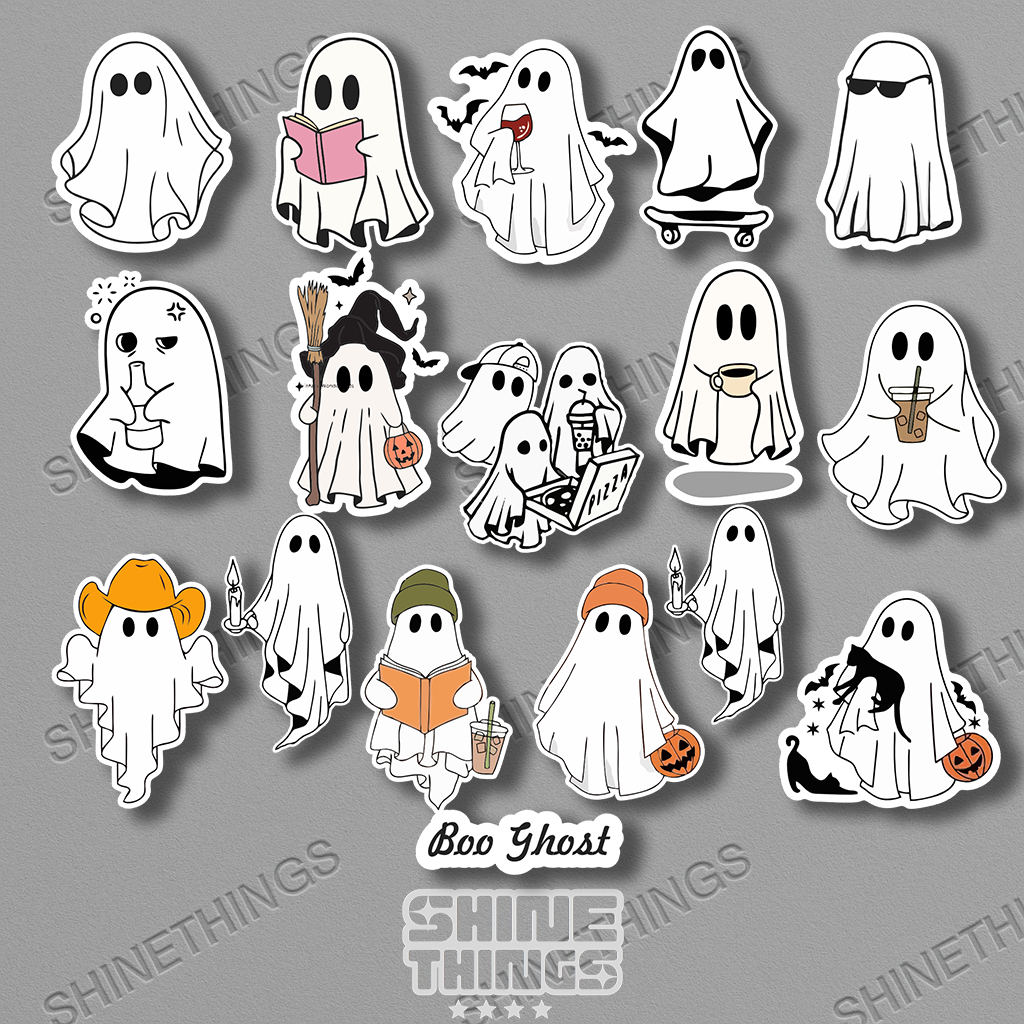 

Sticker lucu boo ghost aesthetic case hp helm tumblr || stiker brand hypebeast