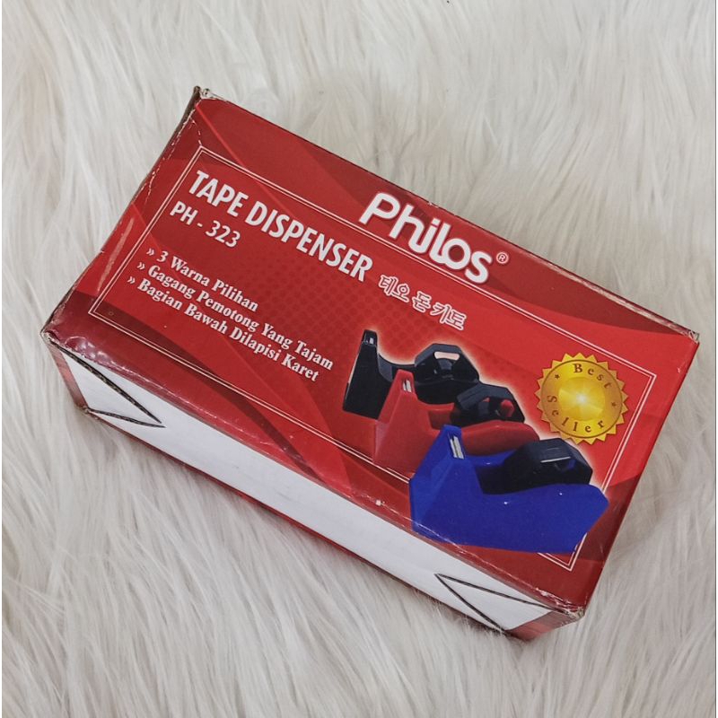 

PHILOS TAPE DISPENSER // TAPE CUTTER ALAT PEMOTONGAN LAKBAN