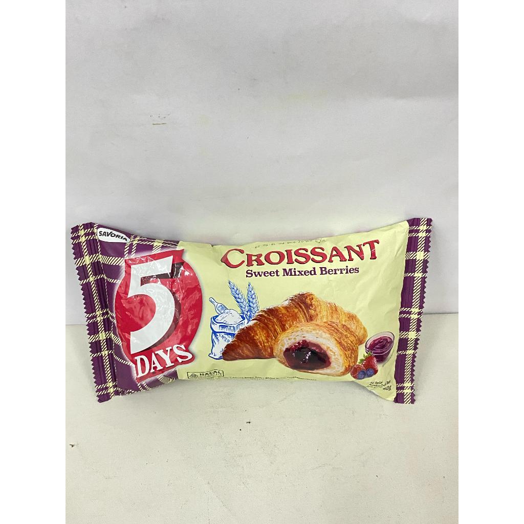 

5DAYS CROISSANT SWEET MIXED BERRIES 60G