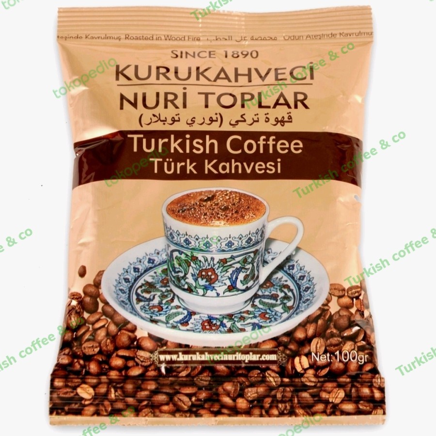 

| NURI TOPLAR | TURKISH COFFEE | ROASTED IN WOOD FIRE | 100 G |