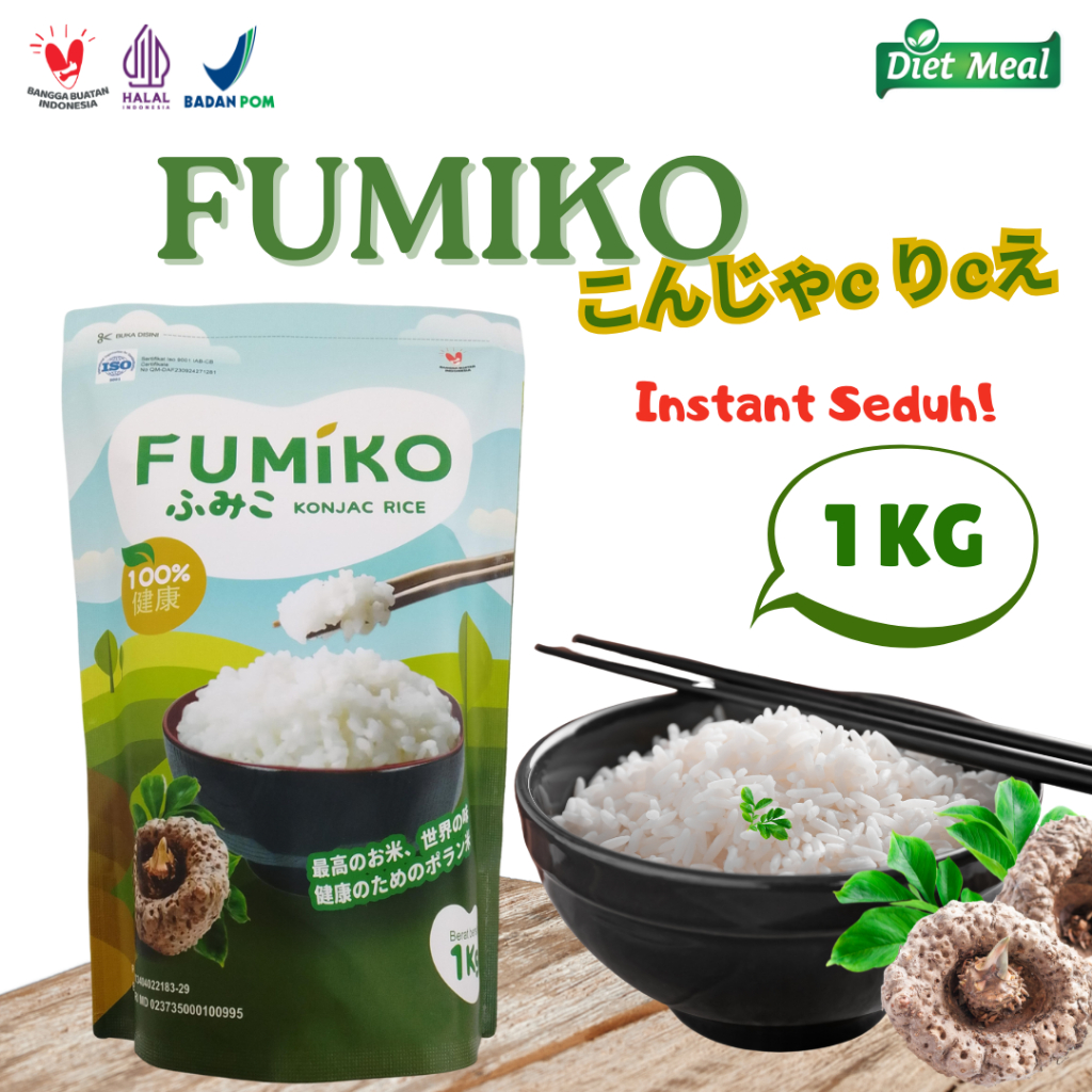 

Beras Porang Fumiko 1KG Mutu ISO9001