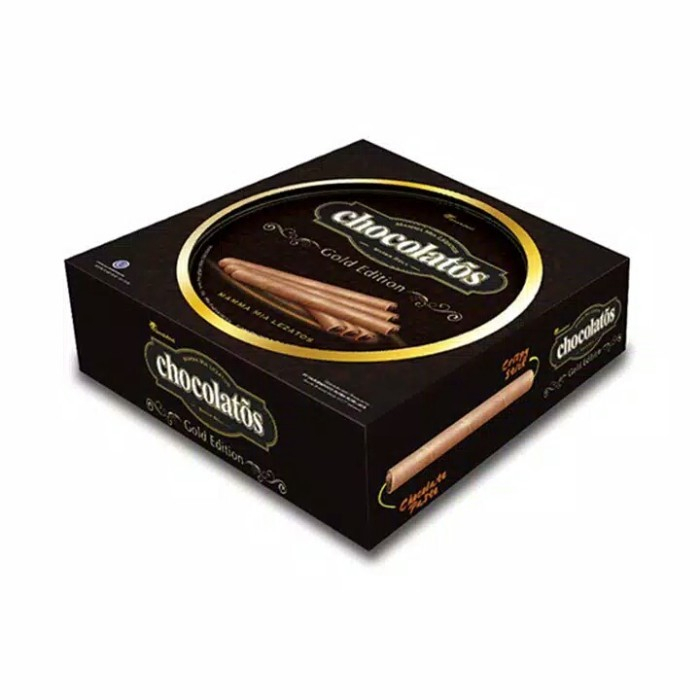 

Gery Chocolatos Gold Edition 350gr Wafer Roll Gerry Kemasan Kaleng
