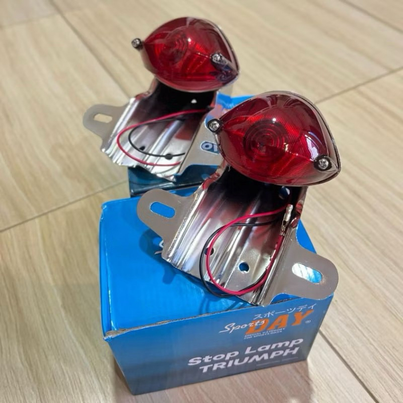STOPAN CB STOPLAMP CB TRIUMPH/TRIUMP BY DAY SPORTS SET PANGKON STOPAN V80 FULL BESI CHORME CB C70 S9