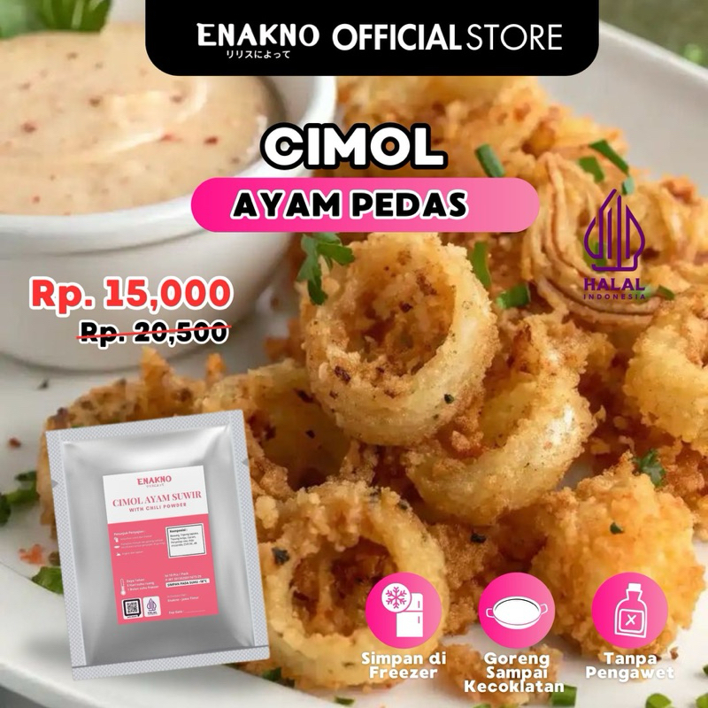 

[ENAKNO] Cimol Ayam Suwir Pedas
