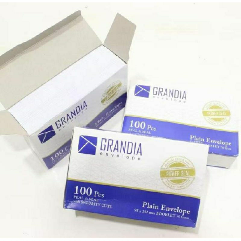 

100pcs Amplop 104 Putih / Amplop Putih / Amplop 104 / Amplop 104 Pendek GRANDIA / Amplop Putih Polos