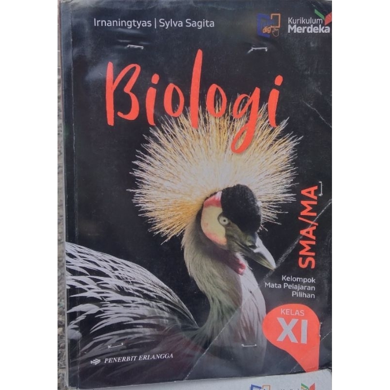 Original buku biologi kelas 11 / 2 sma kumer ( buku bekas)