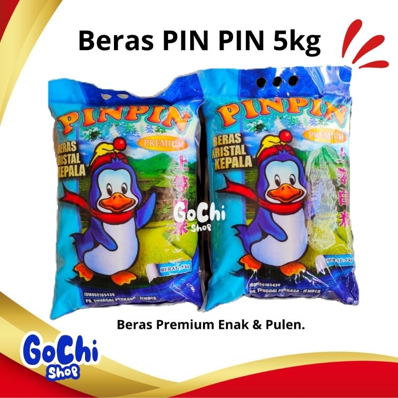 

PIN PIN Beras Premium 5kg enak & pulen