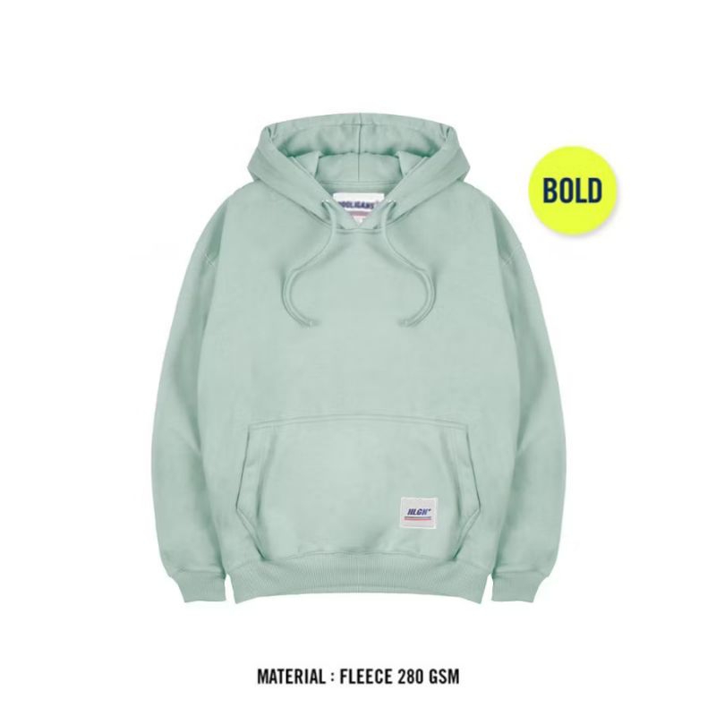 Hoodie Bold Netral Sage Green
