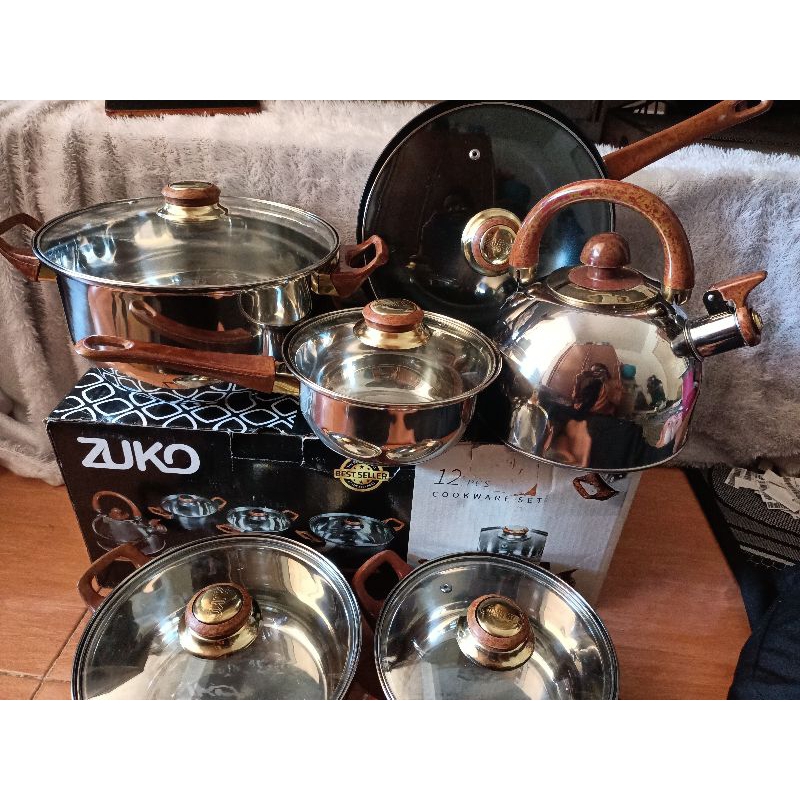 Zuko Pan set Panci 12 Pisces