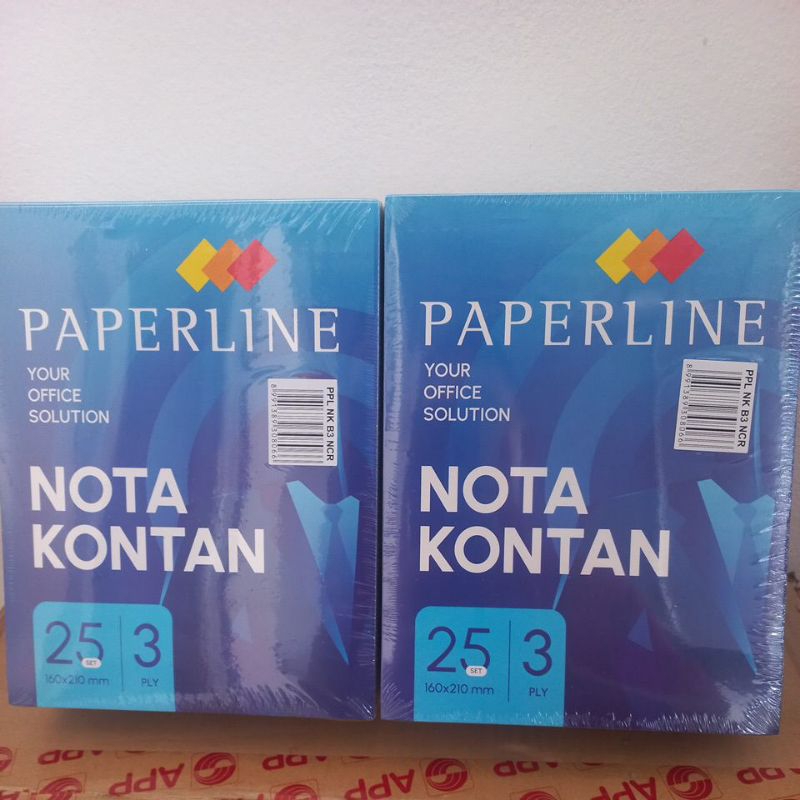 

nota B3 paperline/harga untuk per pcs (satuan)