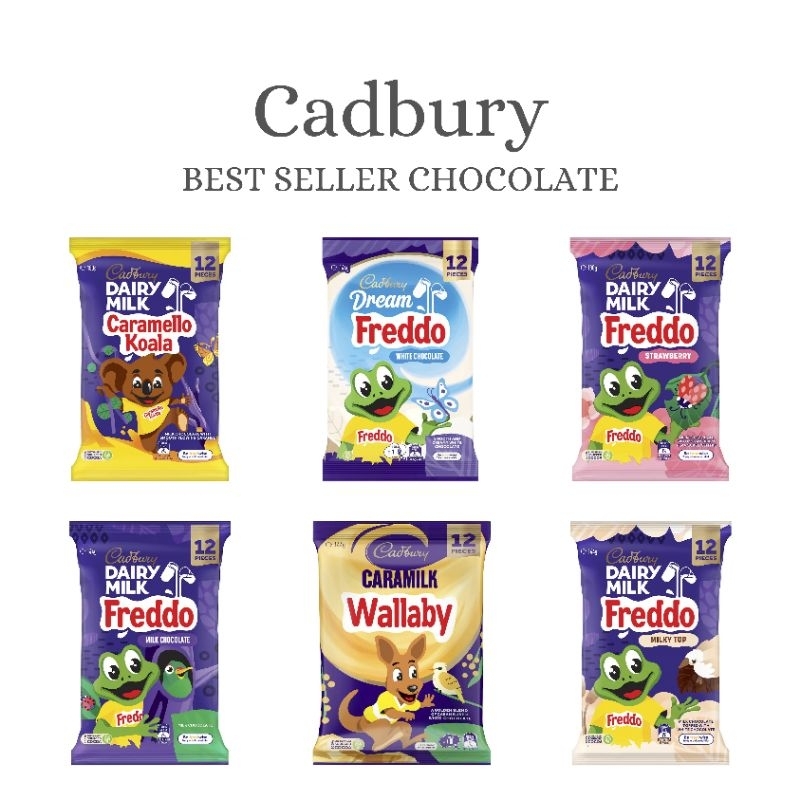 

(PRE-ORDER) Chocolate Cadbury Austalia Varian Coklat Anak Sharepack 12 Packs