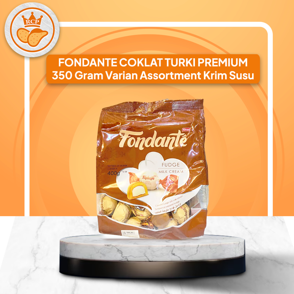 

[FONDANTE] COKLAT TURKI PREMIUM 350 Gram Varian Assortment Krim Susu