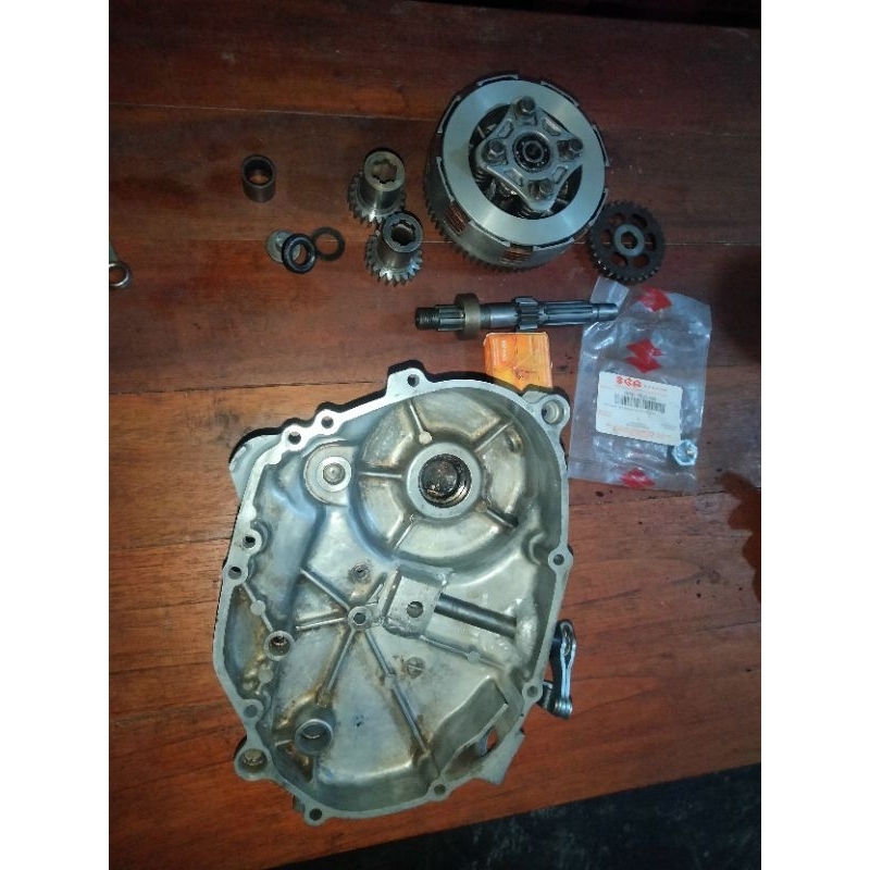 paketan kopling grand lengkap tinggal pasang pnp rc 100 tornado Suzuki crystal