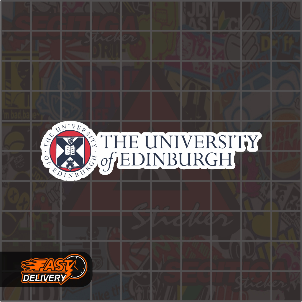 

Sticker Logo University Of Edinburgh Ukuran 11 x 3 Cm