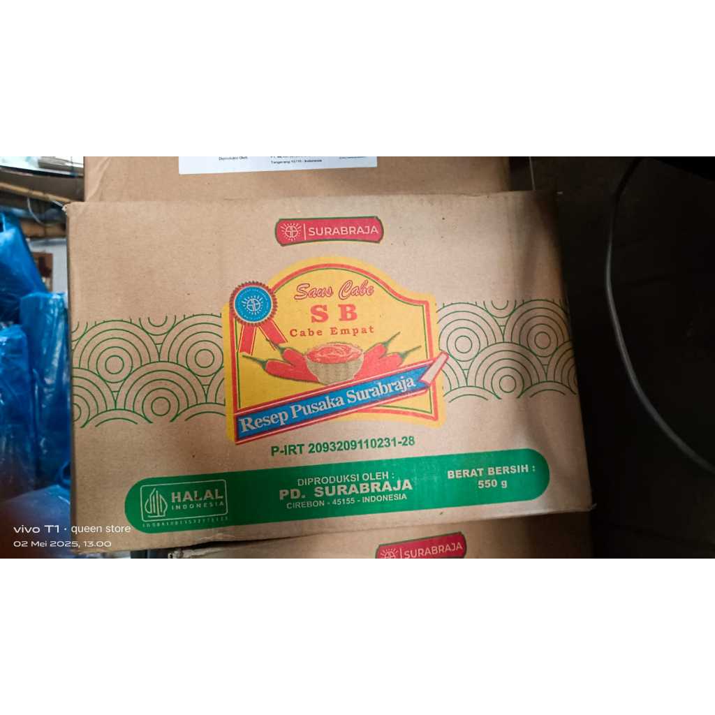 

1 Dus Saos SB Cabe Empat Isi 24 Pcs