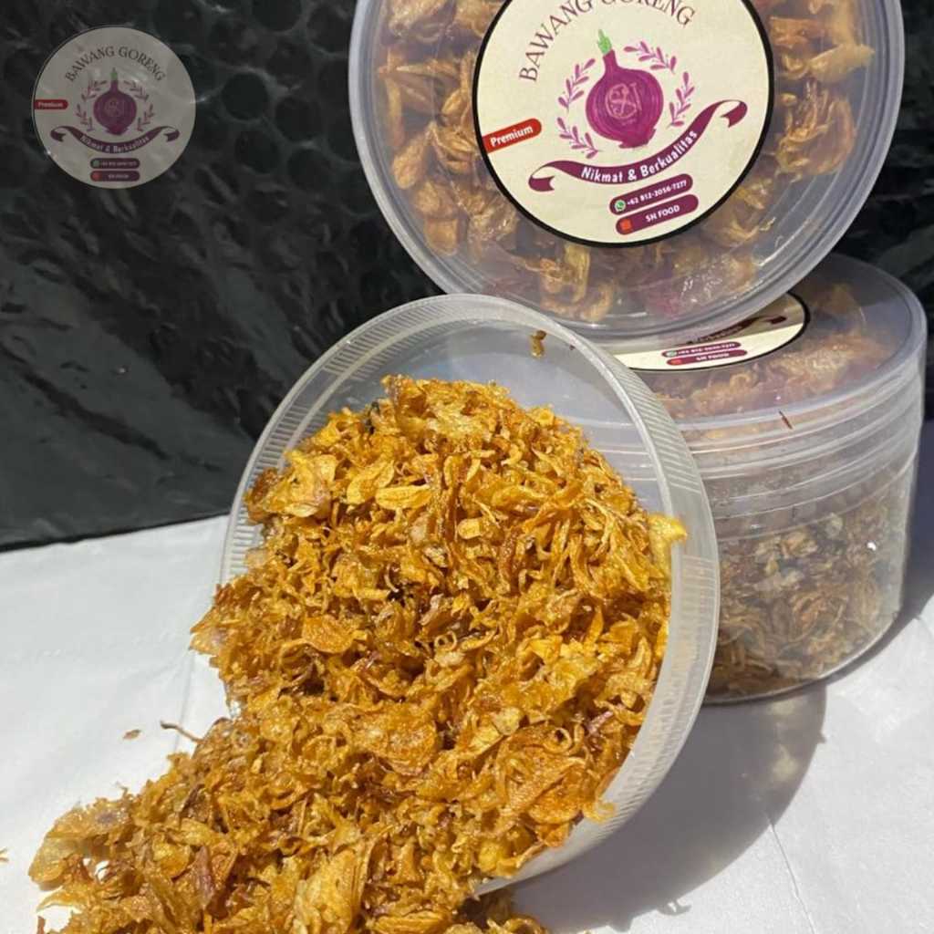 

BAWANG GORENG MURNI,PREMIUM,TANPA MSG,TANPA PENGAWET SN FOOD