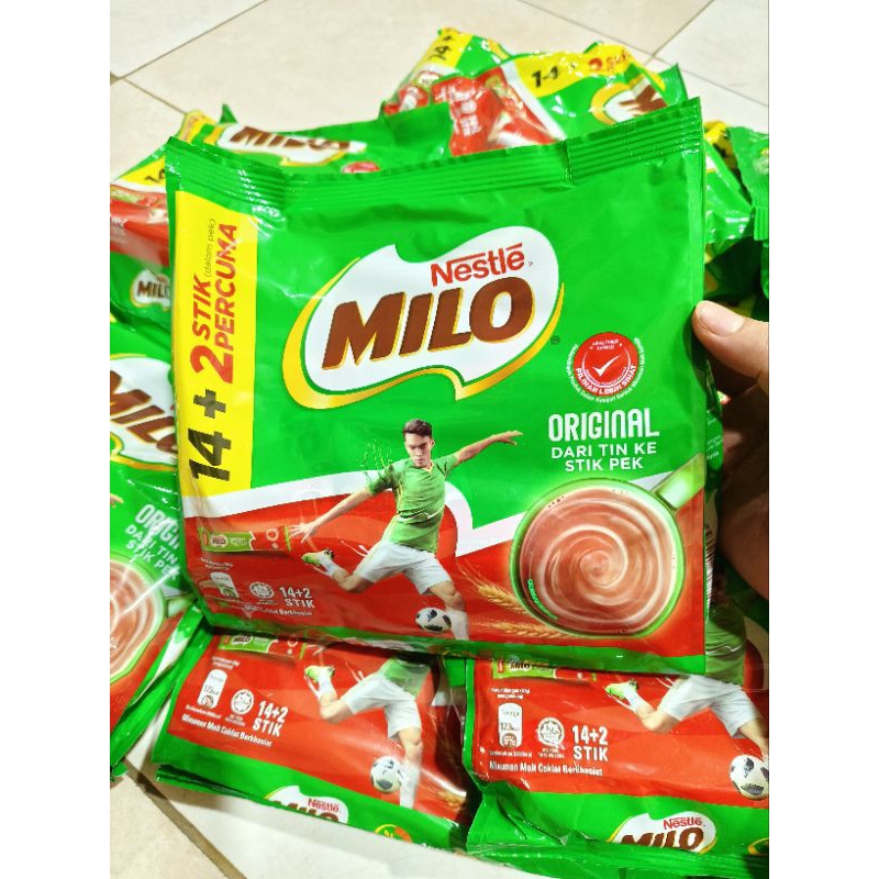 

NESTLE MILO Original Stikpek /Milo Kosong Activ-Go malaysia (30g x 16 sachet)