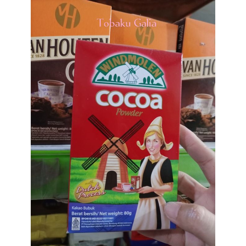 

WINDMOLEN COCOA POWDER/KAKAO BUBUK KEMASAN 40GRM/80GRAM & 165GRAM