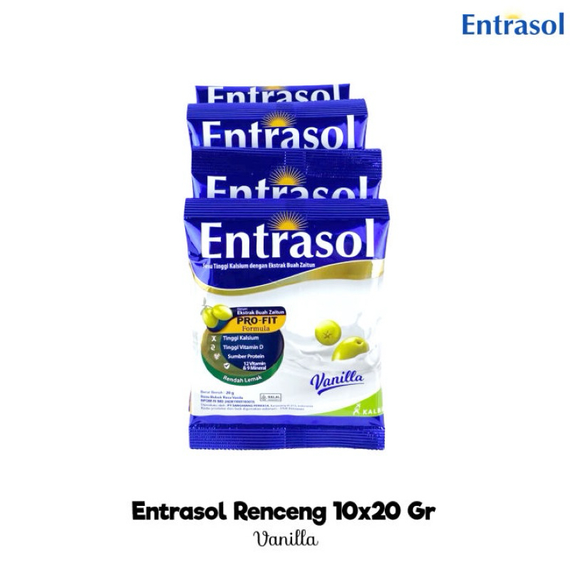 

Susu Entrasol sachet isi 10 x 20 gr