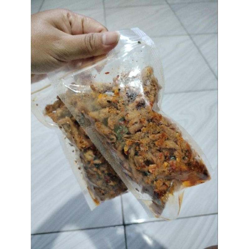 

Usus Krispi Pedas Daun Jeruk