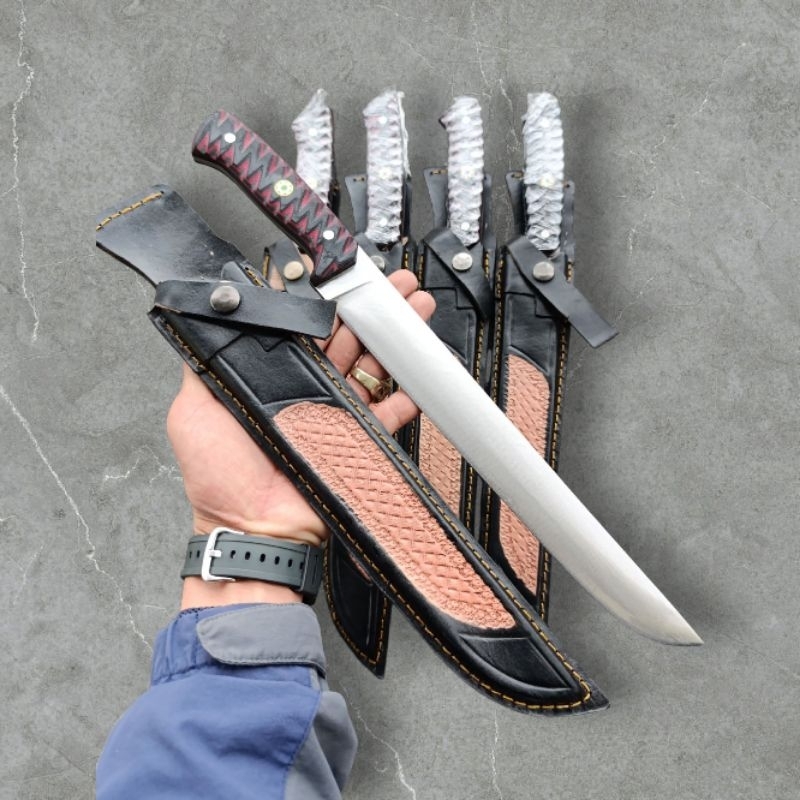 Pisau Sembelih Baja HSS Handle Mikarta