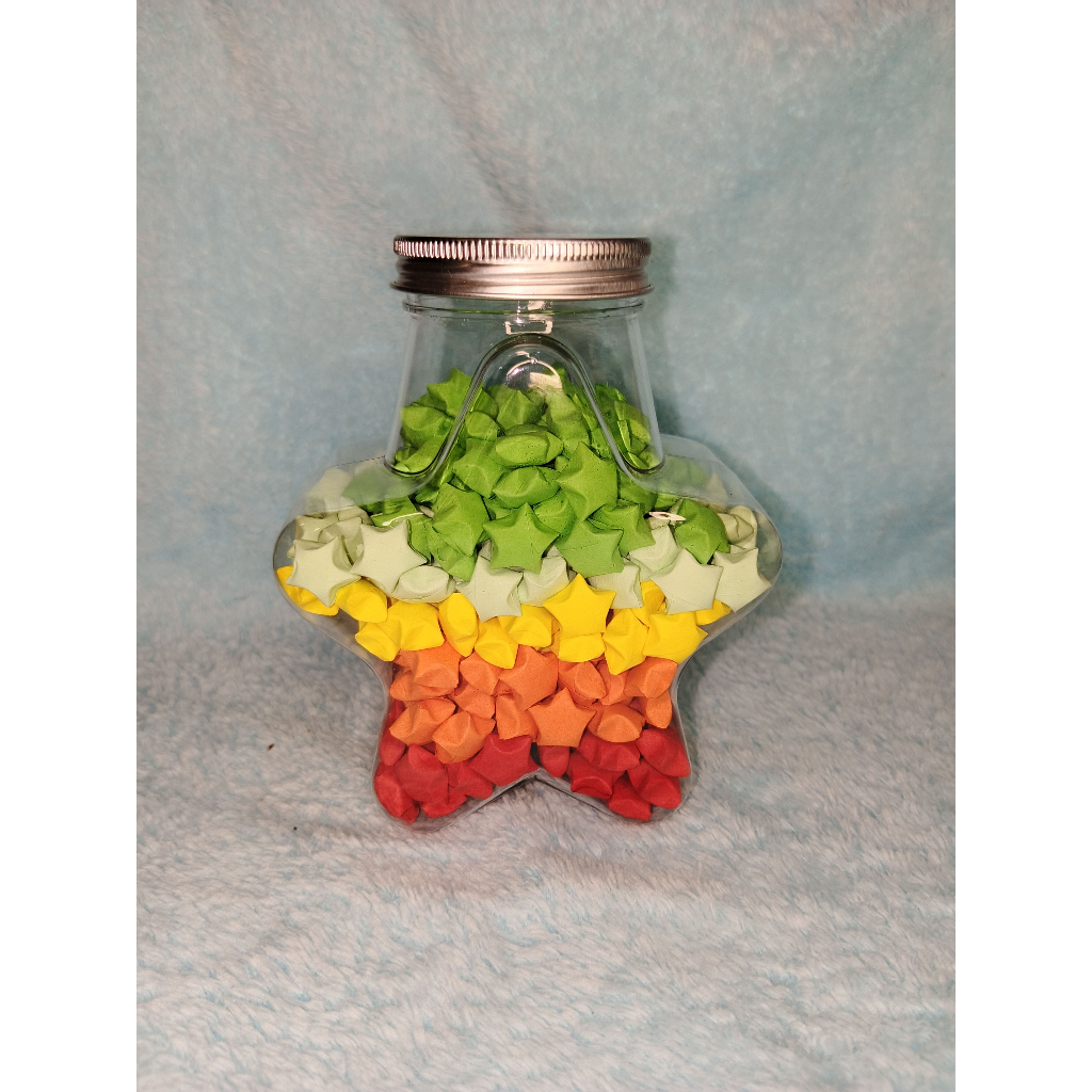 

GRATIS BOTOL BINTANG - 380 pcs Origami Bintang/Kertas Bintang Jadi Warna-Warni/Colorfull Lucky Star untuk Pajangan Ruangan, Dekorasi Rumah & Ruangan, Scrapbook