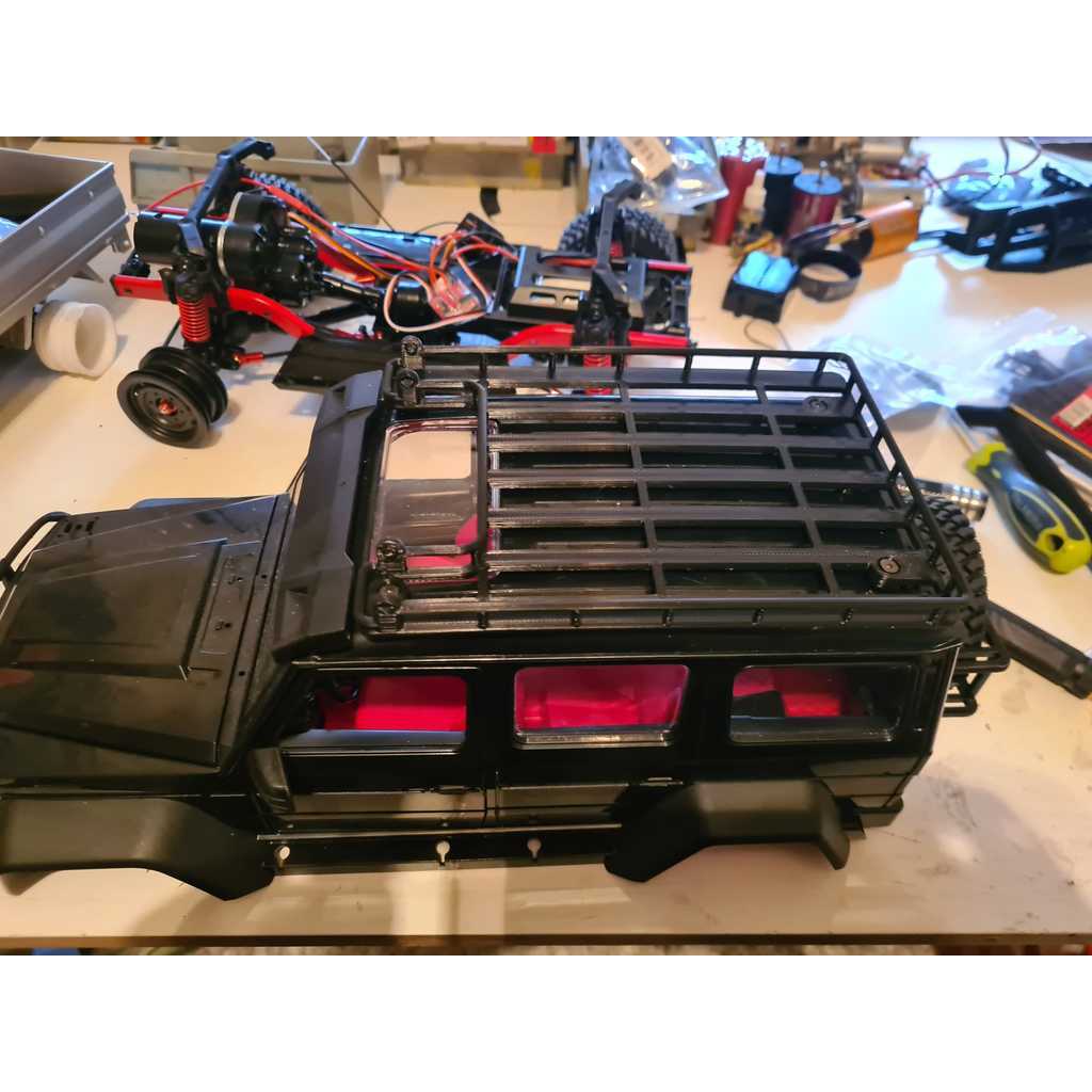 Roofrack dan Mounting Ban Roda Cadangan MN86K MN86KS MN86 G500. Roof rack and Spare Wheel mount RC C