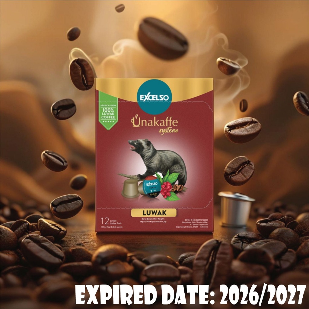 

Excelso Unakaffe Kopi Kapsul Luwak 12 Capsule