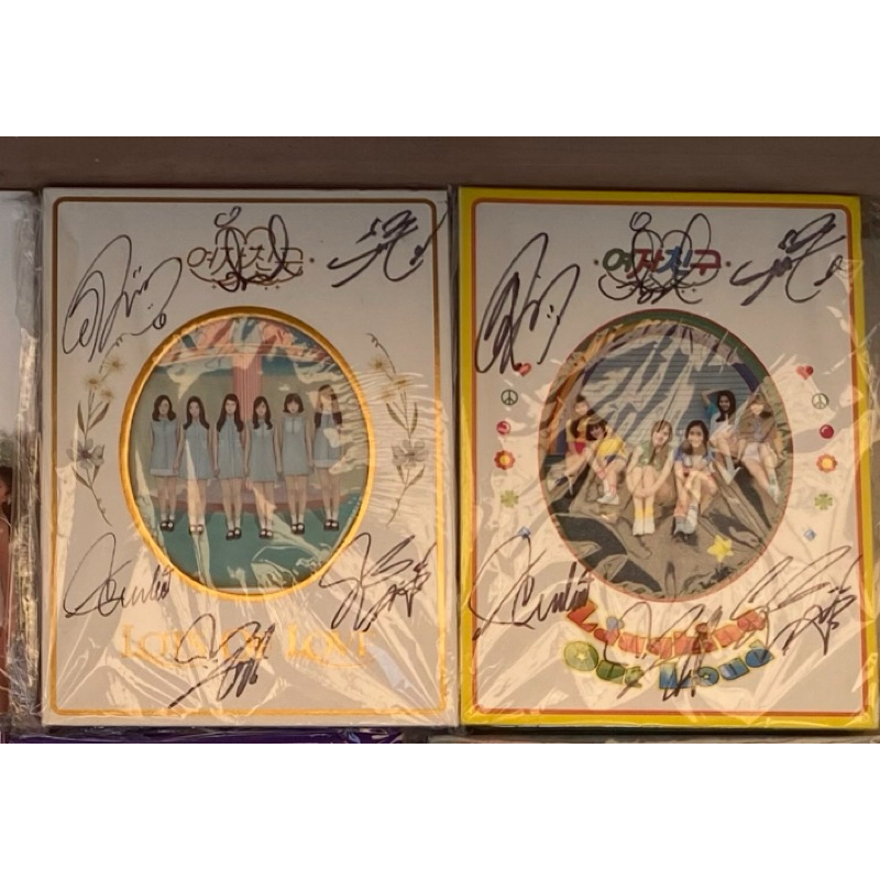 ALBUM SIGN GFRIEND LOL