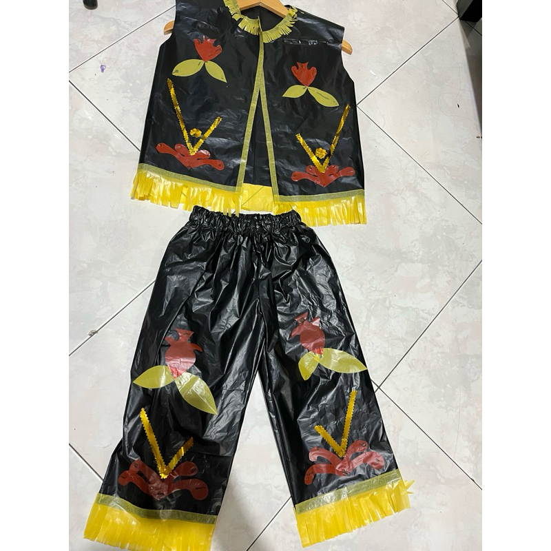 Baju Adat Daur ulang plastik  Anak laki laki