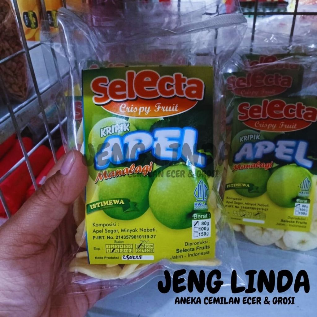 

Keripik Apel Super Selecta 80gr Kemasan Transparan Oleh-Oleh Khas Batu Malang by Jeng Linda