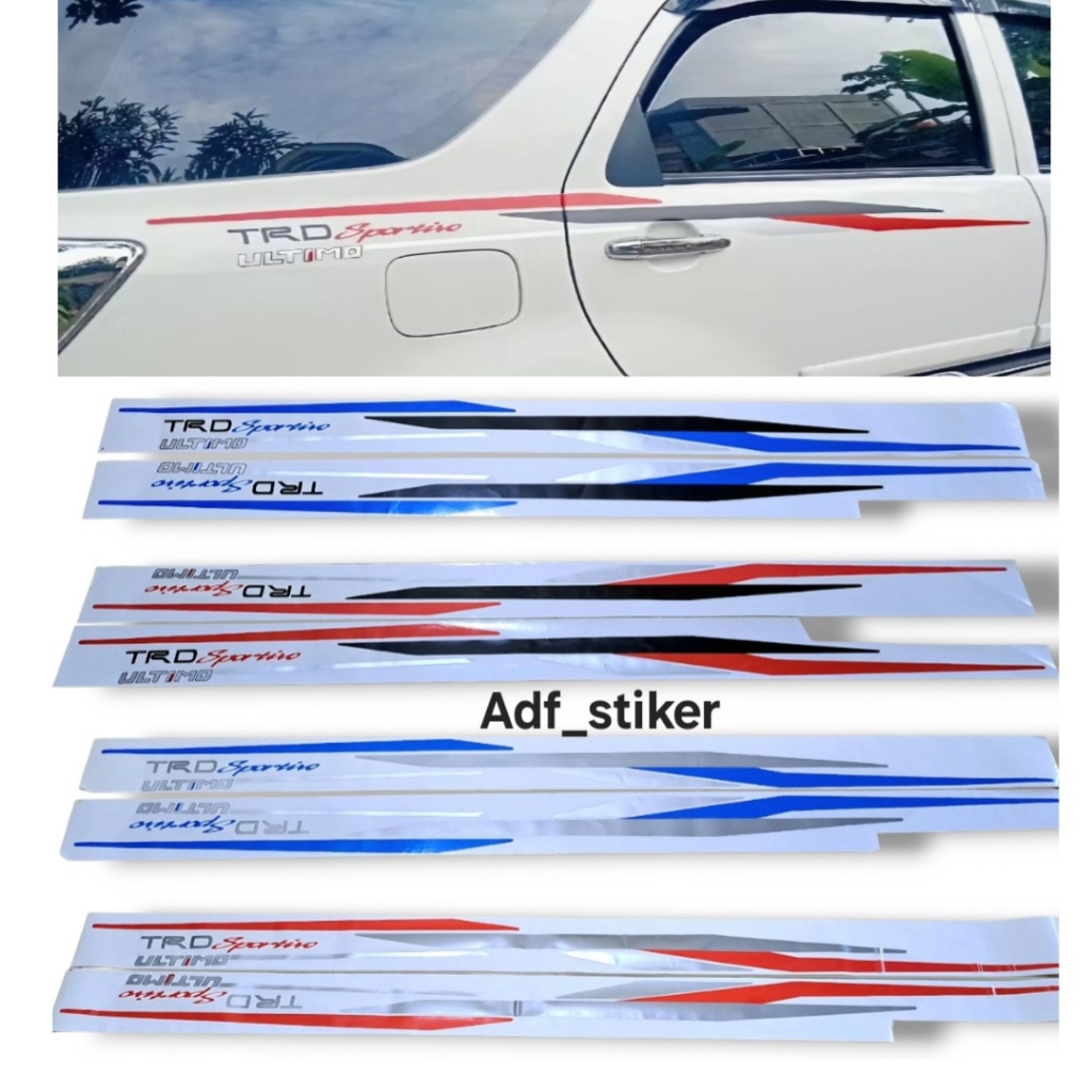 Stiker Body Rush terios Trd Ultimo / Stiker Trd rush terios / Stiker trd Ultimo rush Ultimo
