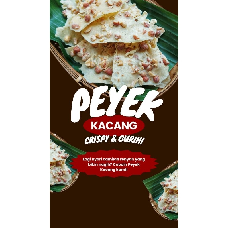 

Peyek kacang renyah | Rempeyek Kacang Tanah