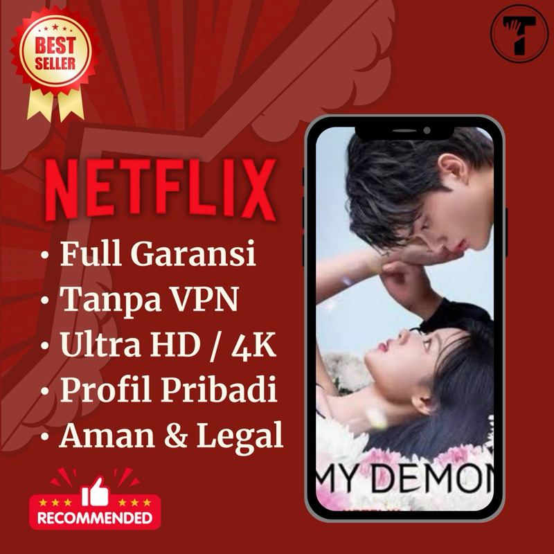 NETPLIX AKUN BULANAN 1/2/3 4K TOP SELLER