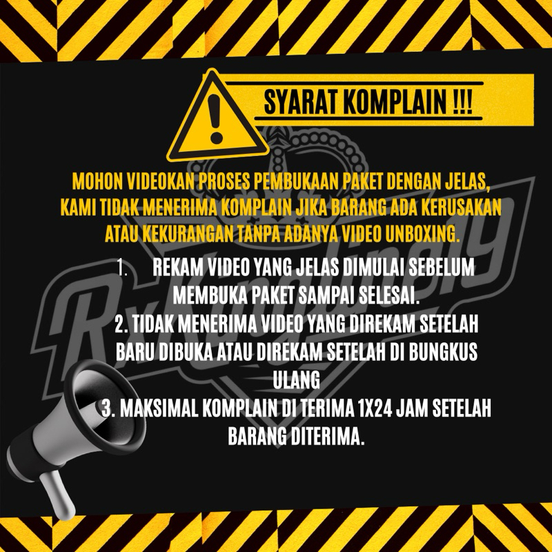 Boban Fullset Nuklir C33 C39 Knalpot Rx King Orinal Boban Knalpot