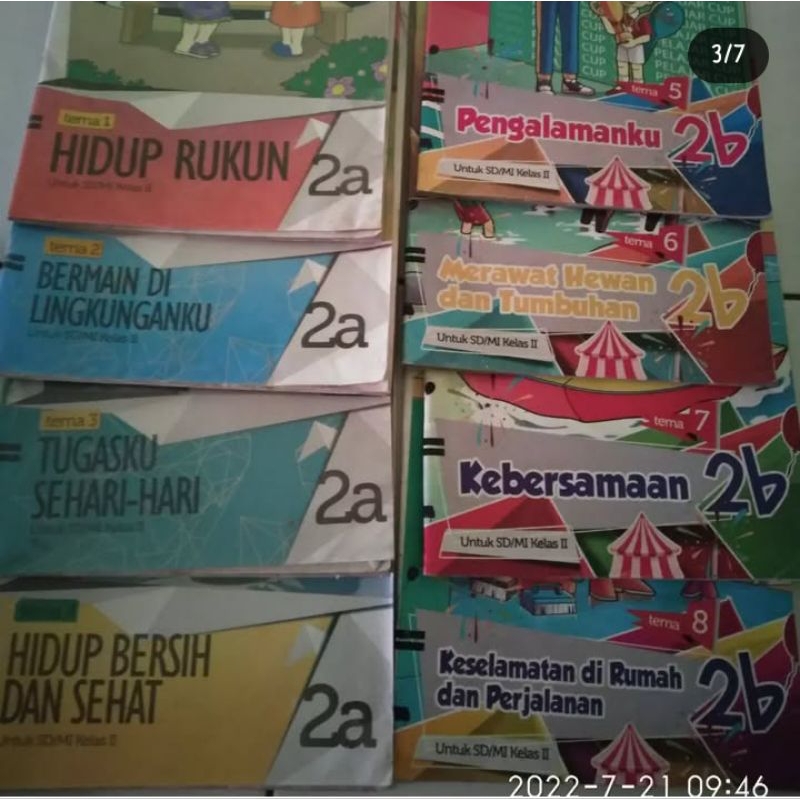 buku bekas LKS tema 1-8 kelas 2 SD