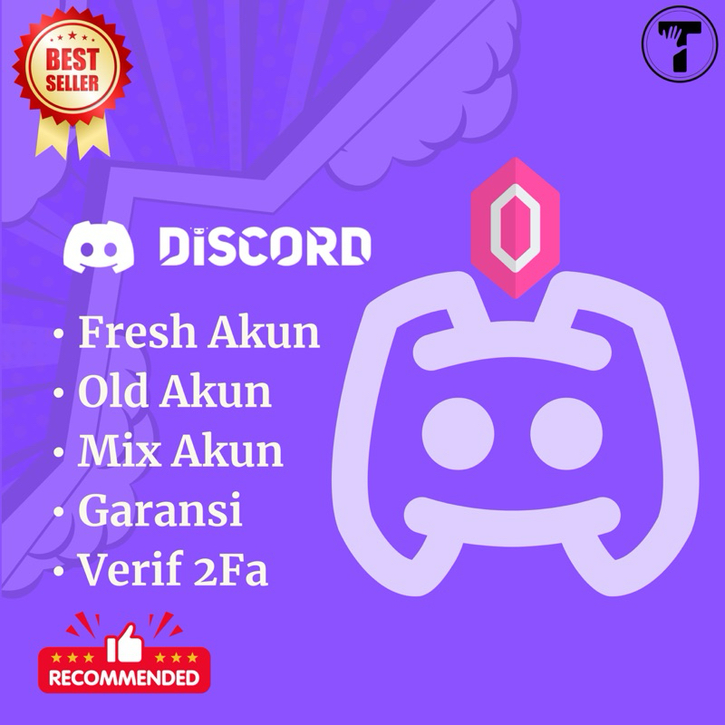 AKUN DISCORD NEW / OLD + 2FA | SIAP PAKAI | GARANSI