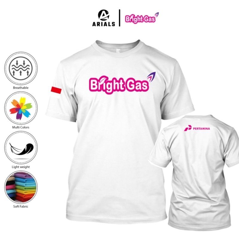 Arials Kaos Baju Bright Gas Pertamina