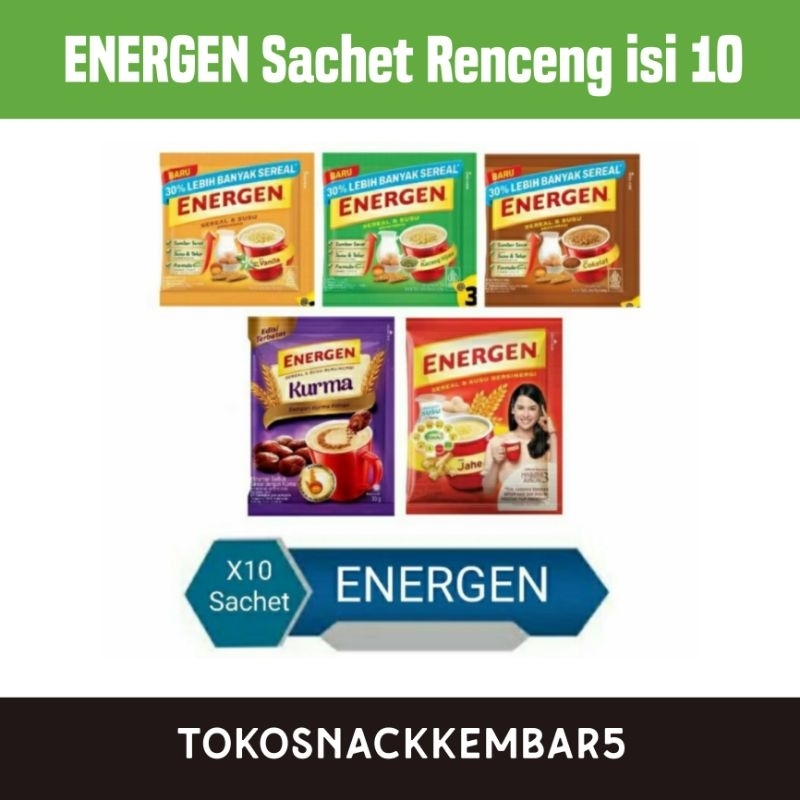 

Energen Minuman Sereal Renceng All varian isi 10